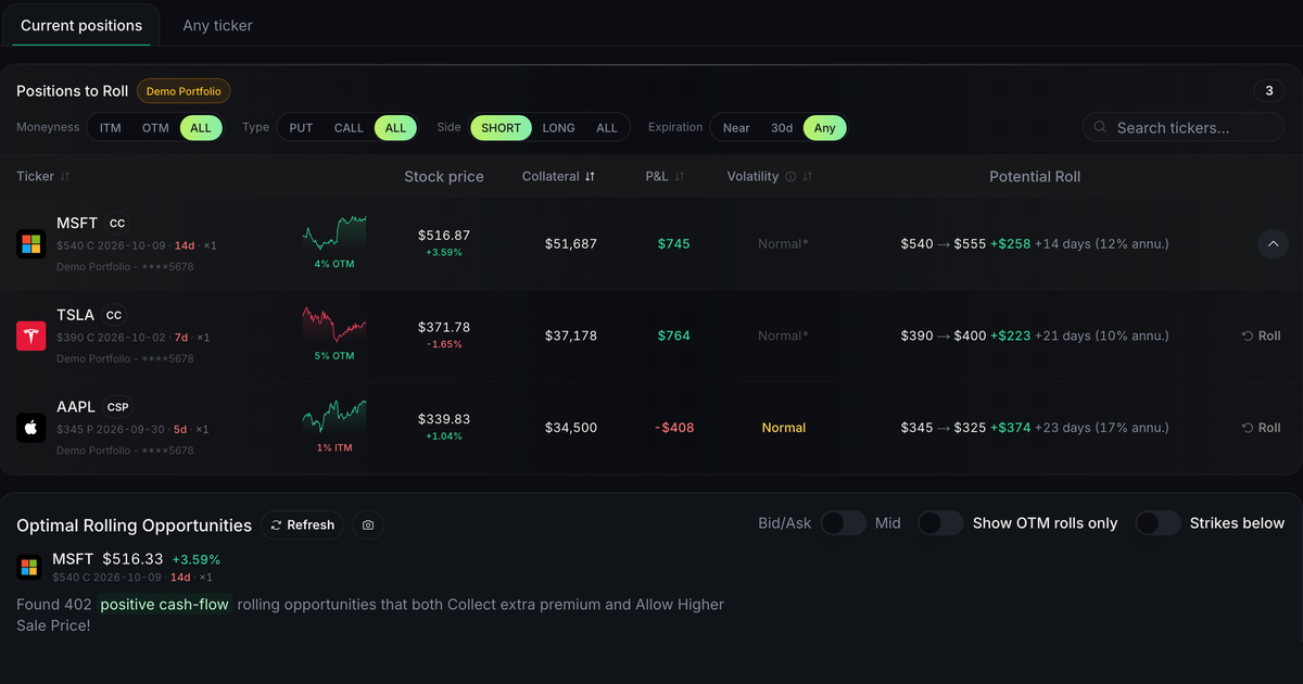 Dash Step Structures Agentic Options Trading Platform | QuantWheel